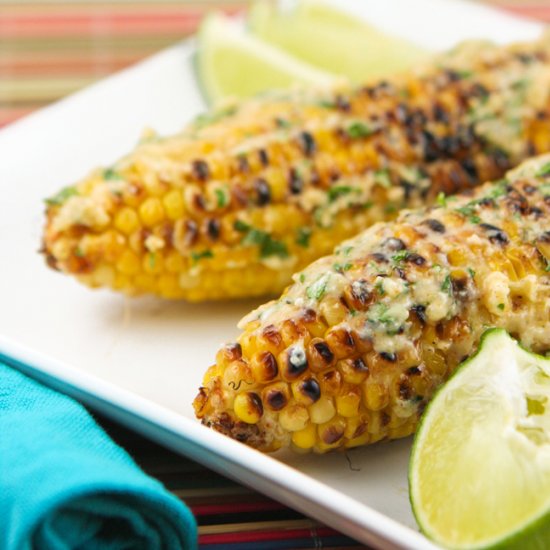 Corn with Cilantro Lime Butter