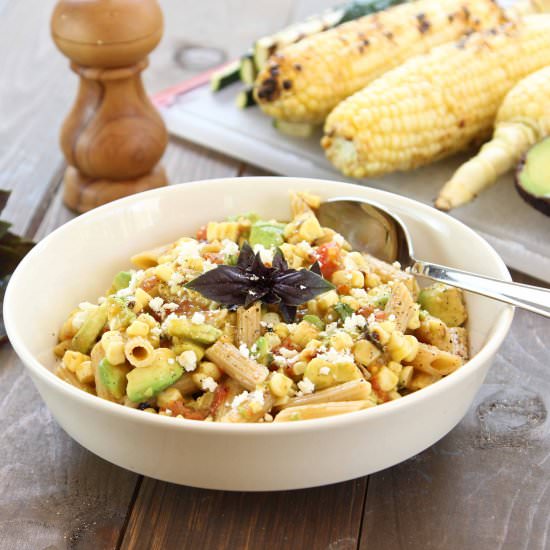 Grilled Tomato Pasta Salad