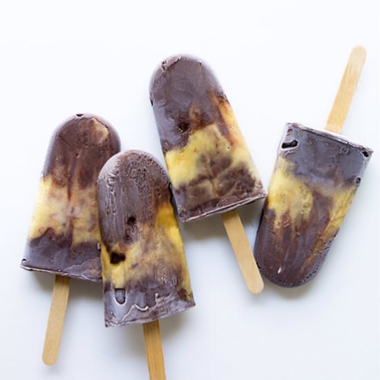 Brownie Bite Pudding Pops