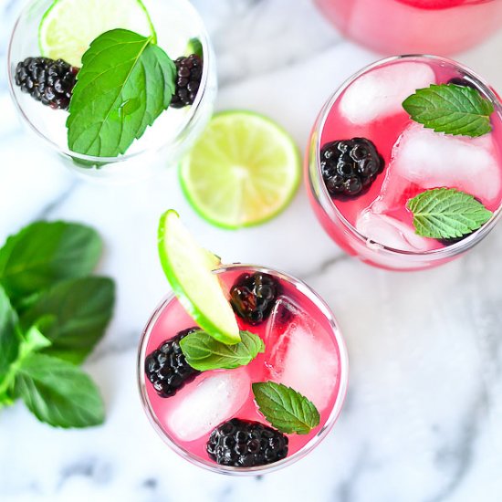 Blackberry-Mint Limemade