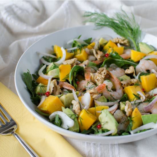 Shrimp, Avocado and Mango Salad