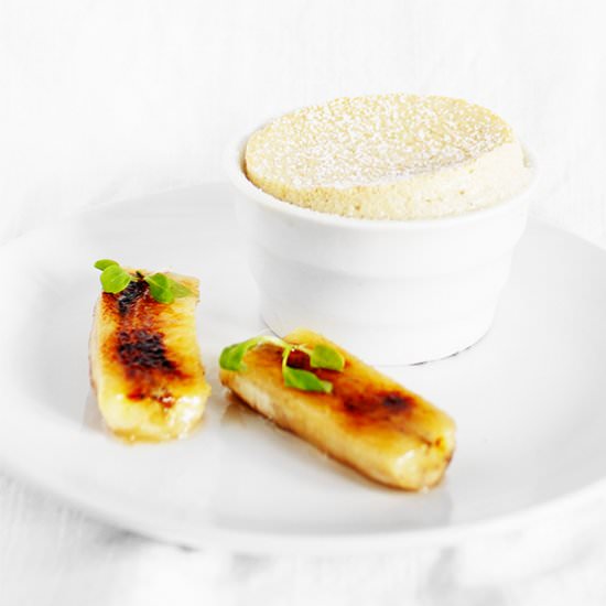 Caramelized Banana Souffle