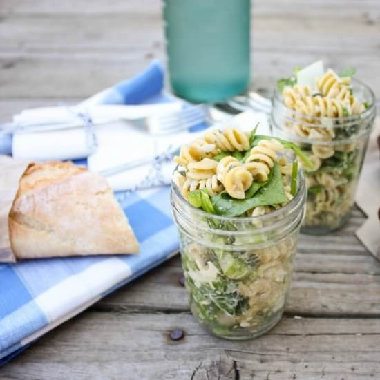 Creamy Italian Herb Pasta Salad