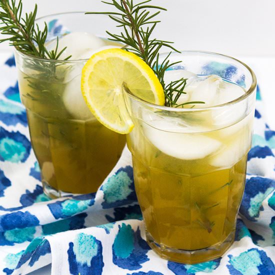 Rosemary Peach Lemonade