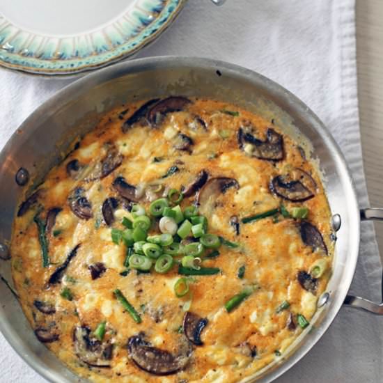 Cheesy Spring Vegetable Frittata