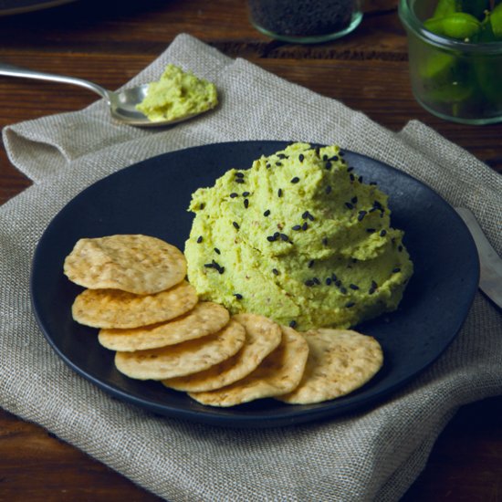 Edamame Wasabi Hummus