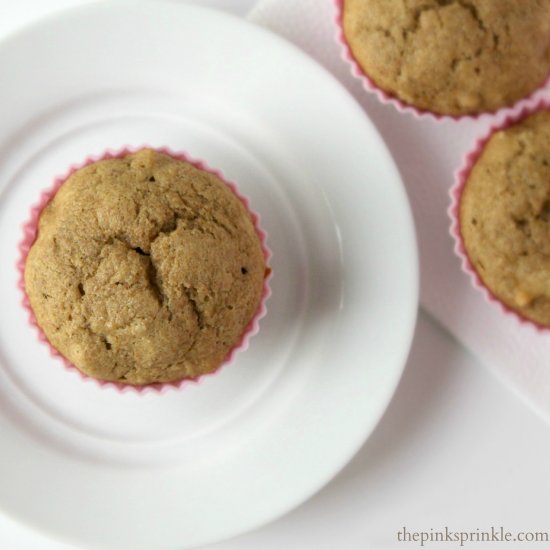 Whole Wheat Banana Nut Muffins