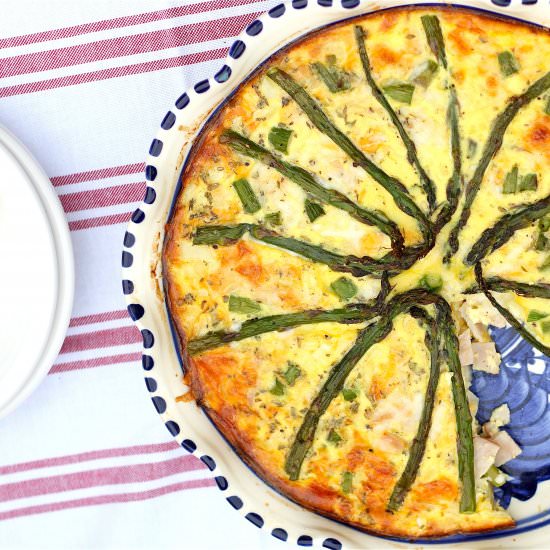 Asparagus Quiche