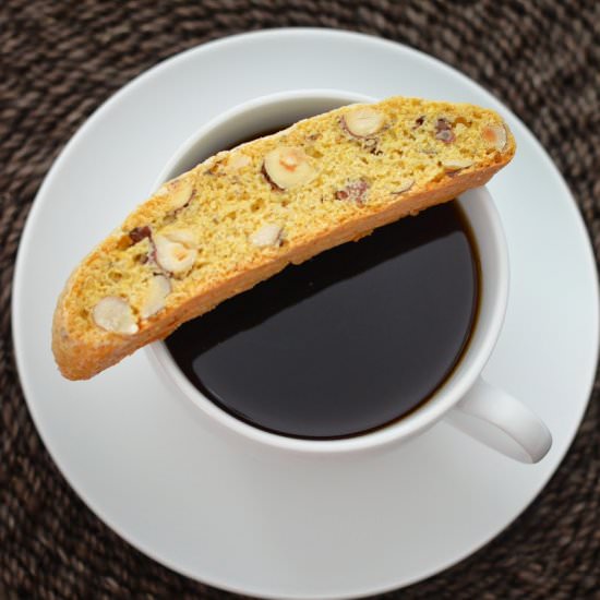 Hazelnut + Cardamom Biscotti