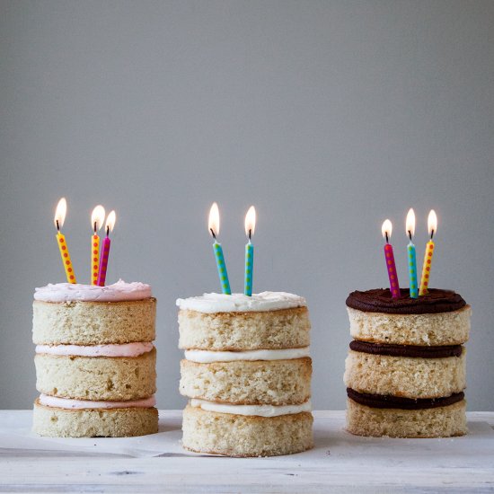 Neapolitan Mini Cakes