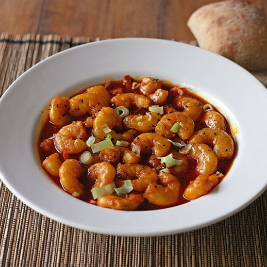 Shrimp in Achiote Oil