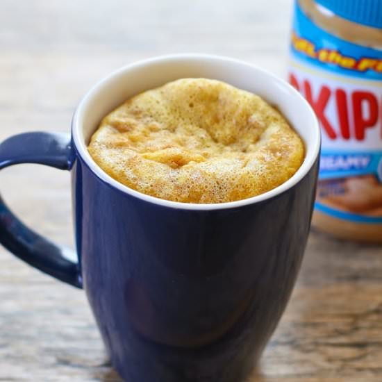 Flourless Peanut Butter Mug Cake