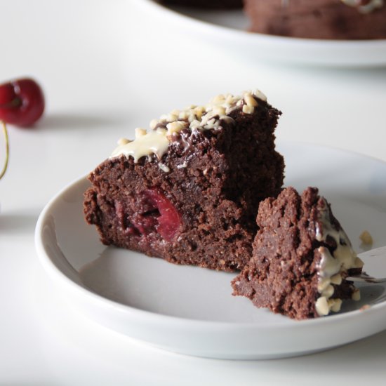 Gluten Free Chocolate-Cherry-Cake