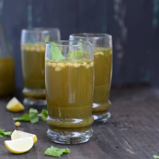 Indian Mint and Cumin Lemonade