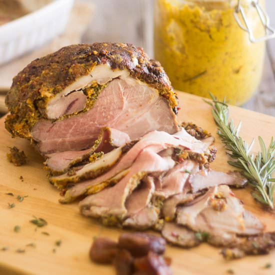 Fig Rosemary Cold Pork Roast