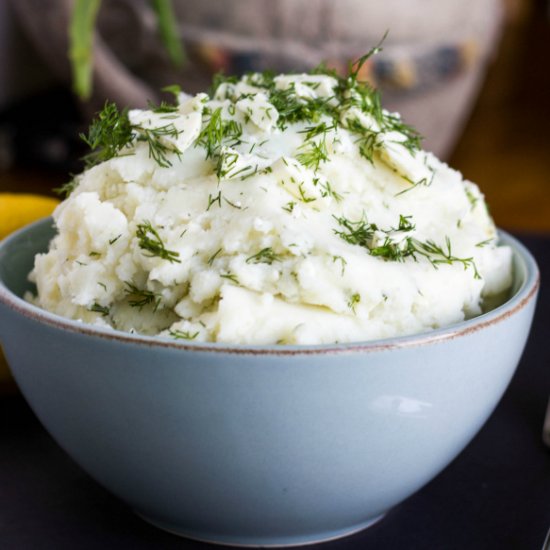 Dill and Lemon Mashed Potatoes