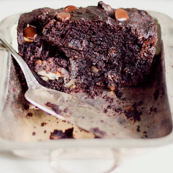 Double Chocolate Walnut Cake