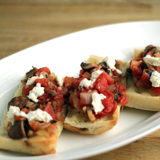 Easy Dinner Bruschetta