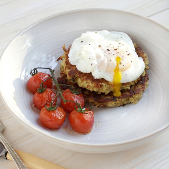 Sweet Potato Hash with Poached Egg