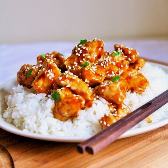 Crispy Honey Sesame Chicken