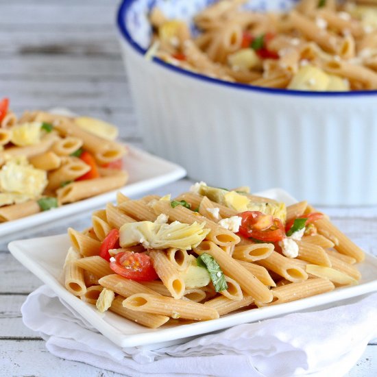 Tomato and Artichoke Pasta Salad