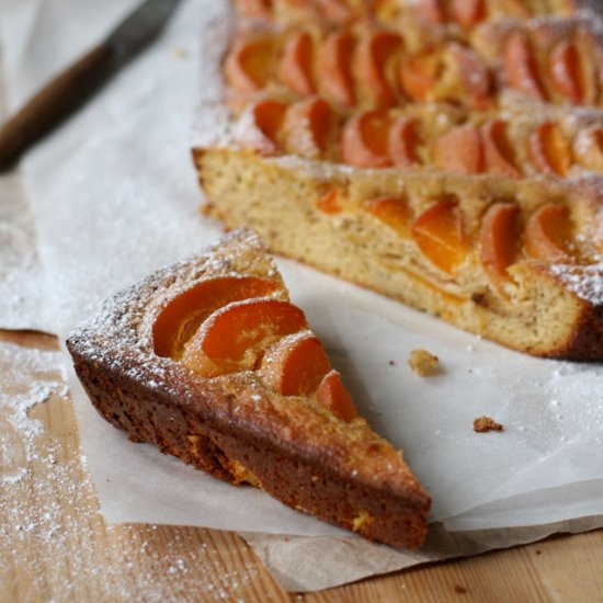 Healthy Almond Apricot Cake