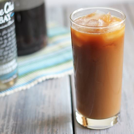 Coconut Spiced Iced Coffee Cocktail