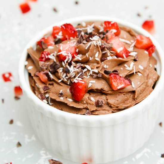 Vegan Dark Chocolate Mousse