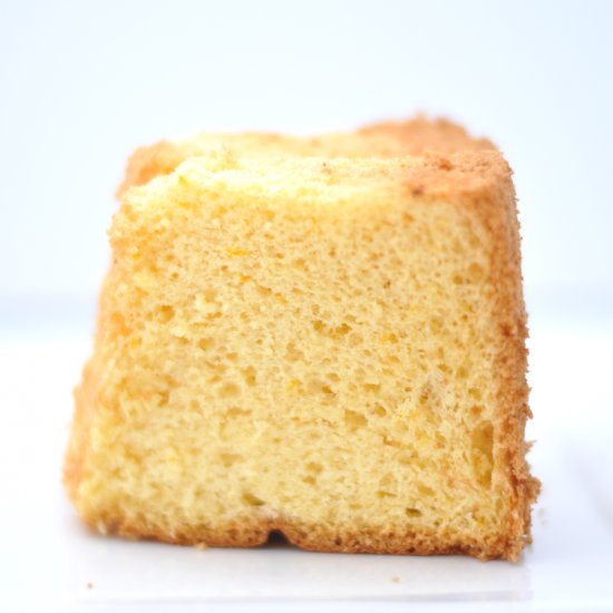 Perfect orange chiffon cake