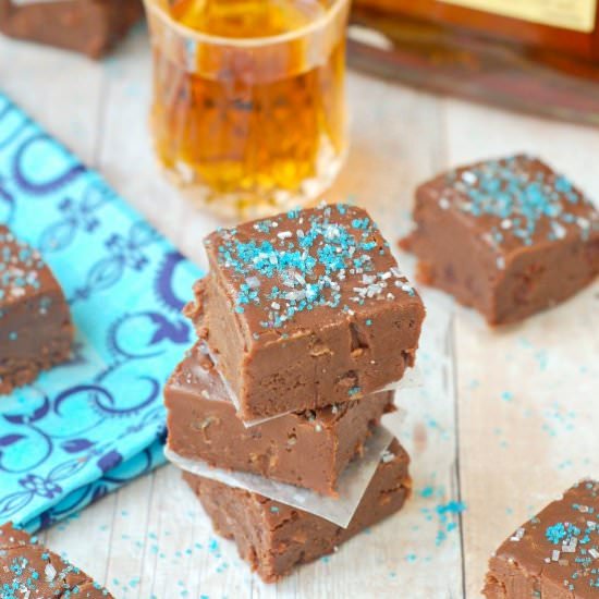 Bourbon Bacon Chocolate Fudge