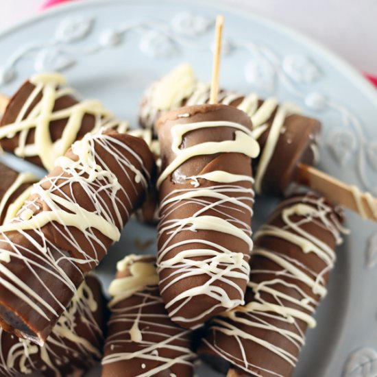 Black & White Fudge Pops