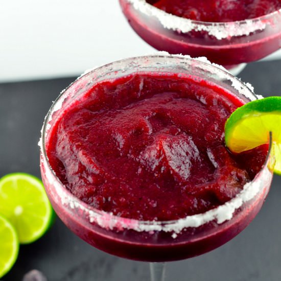 Bluberry  Lime Frozen Margaritas