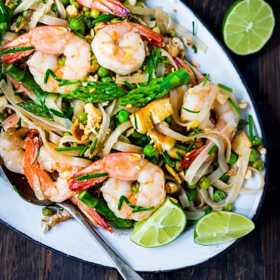 Spring Vegetable Pad Thai