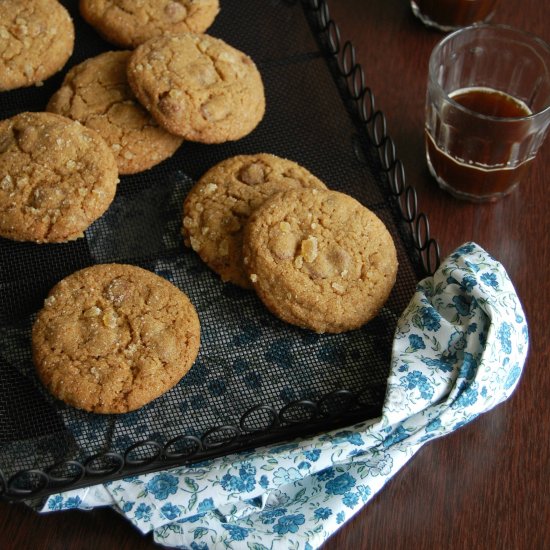 Ginger and Milk Chocolate Cookies