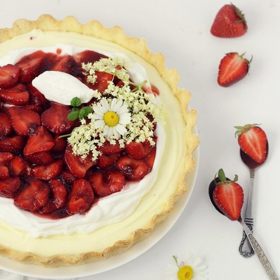 Strawberry and Vanilla Tart