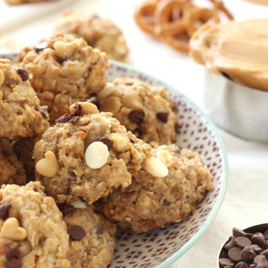 Loaded Peanut Butter Pretzel Cookie