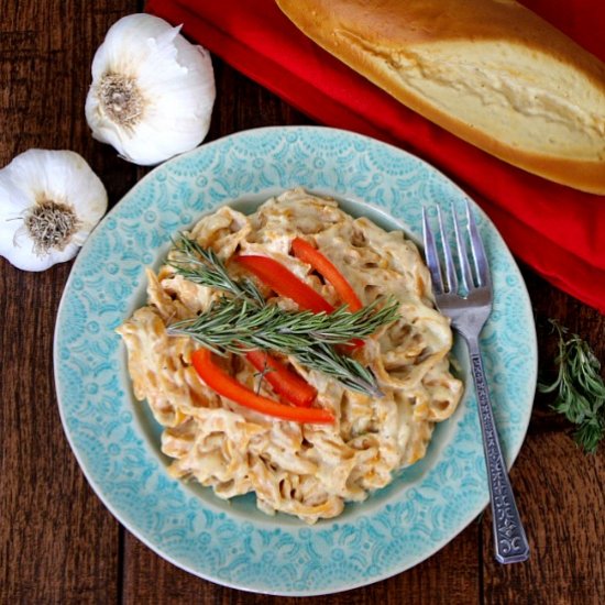 Creamy Sweet Potato Fettuccine