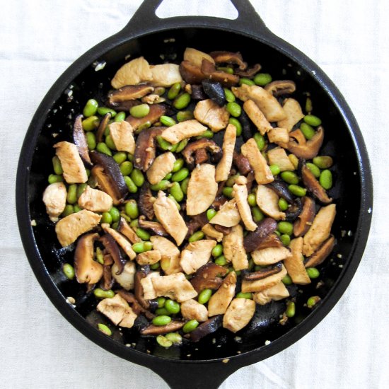 Chicken and Shiitake Stir Fry