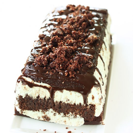 Vegan Mint Chocolate Ice Cream Cake