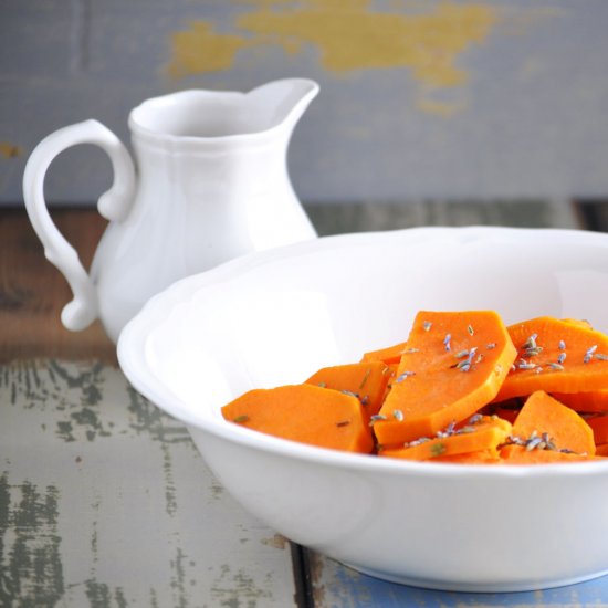 Sweet Potato in Lavender Sauce