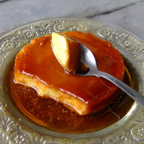 Caramel Custard Cheesecake