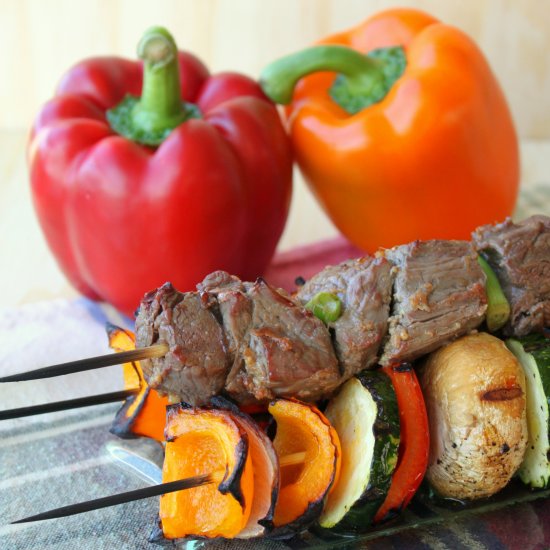 Ginger Beef Kabobs