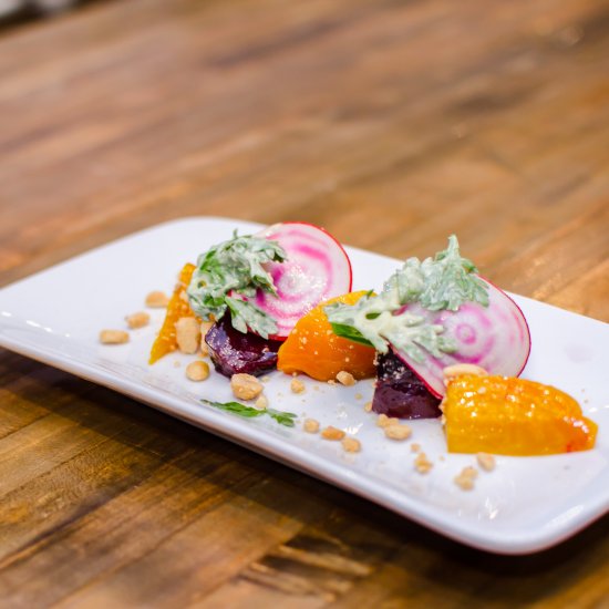 Chrysanthemum & Beet Salad