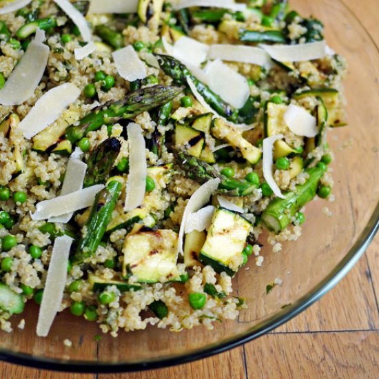 Quinoa Salad with Asparagus