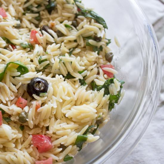 Chilled Orzo Salad