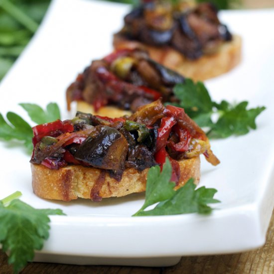 Sweet & Sour Eggplant Relish