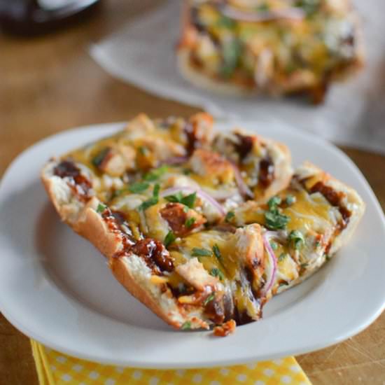 BBQ Chicken French Bread Pizza