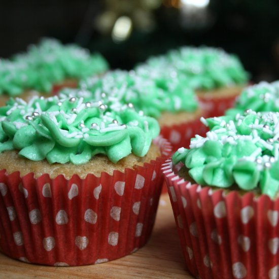 Christmas Themed Cupcakes