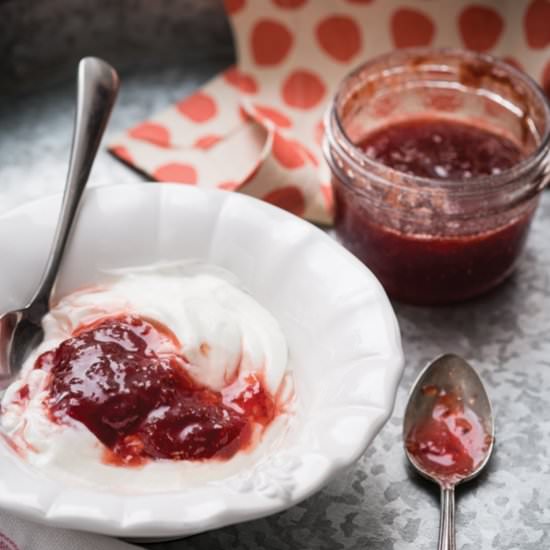 Whole Strawberries in Vanilla Syrup