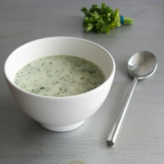 Herbs and Coconut Soup